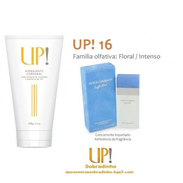 UP! Hidratante Corporal Intensy - 150 gr - 16/Dolce & Gabban
